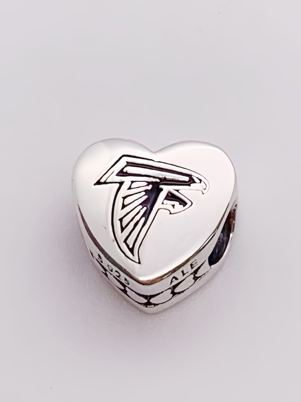 Pandora Atlanta Falcons Heart Charm